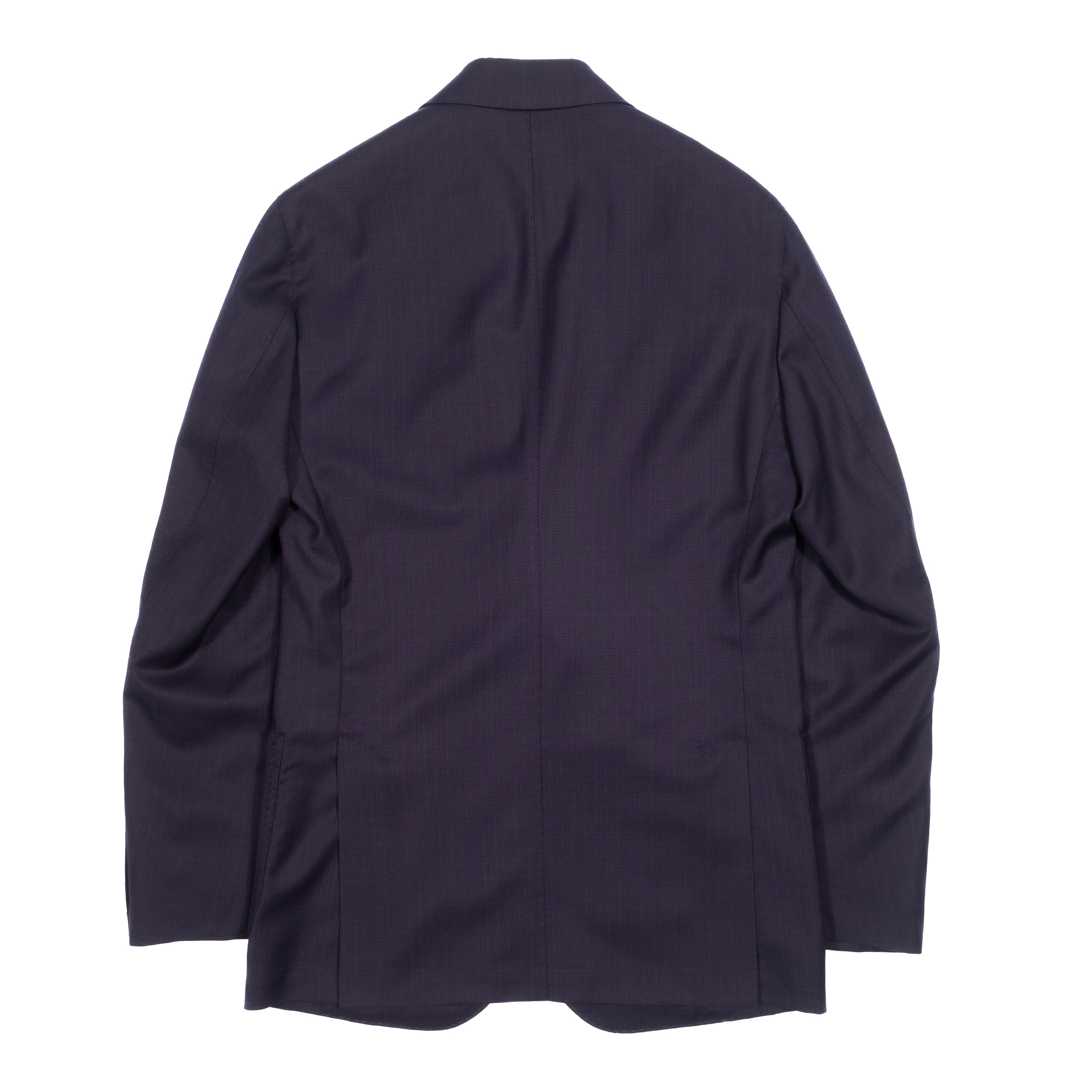 Neapolitan Hand Tailored Navy Wool Sport Coat Sz 48
