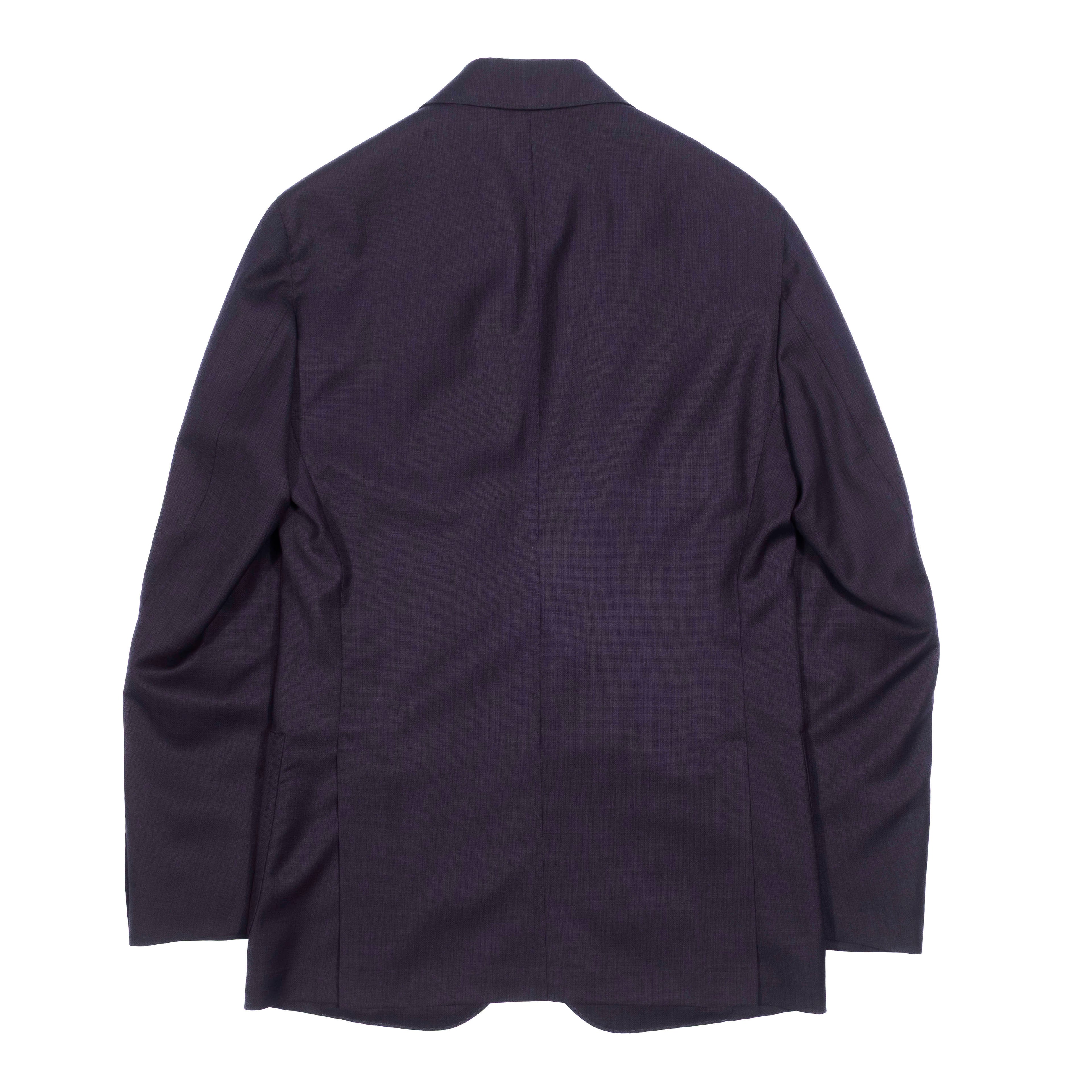 Neapolitan Hand Tailored Navy Wool Sport Coat Sz 48