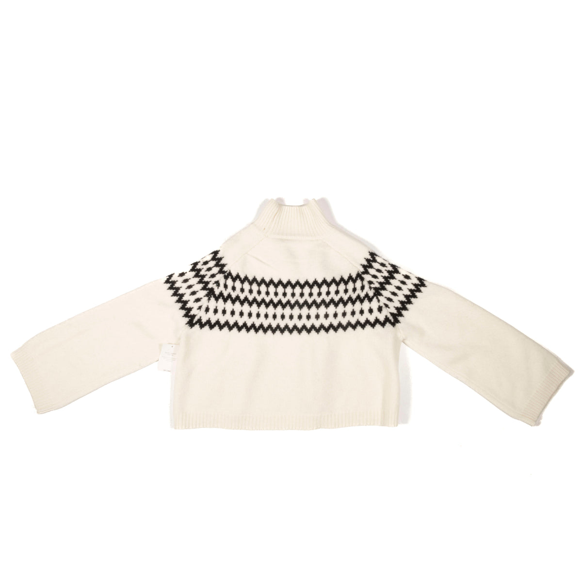 Fair Isle turtleneck White Cashmere