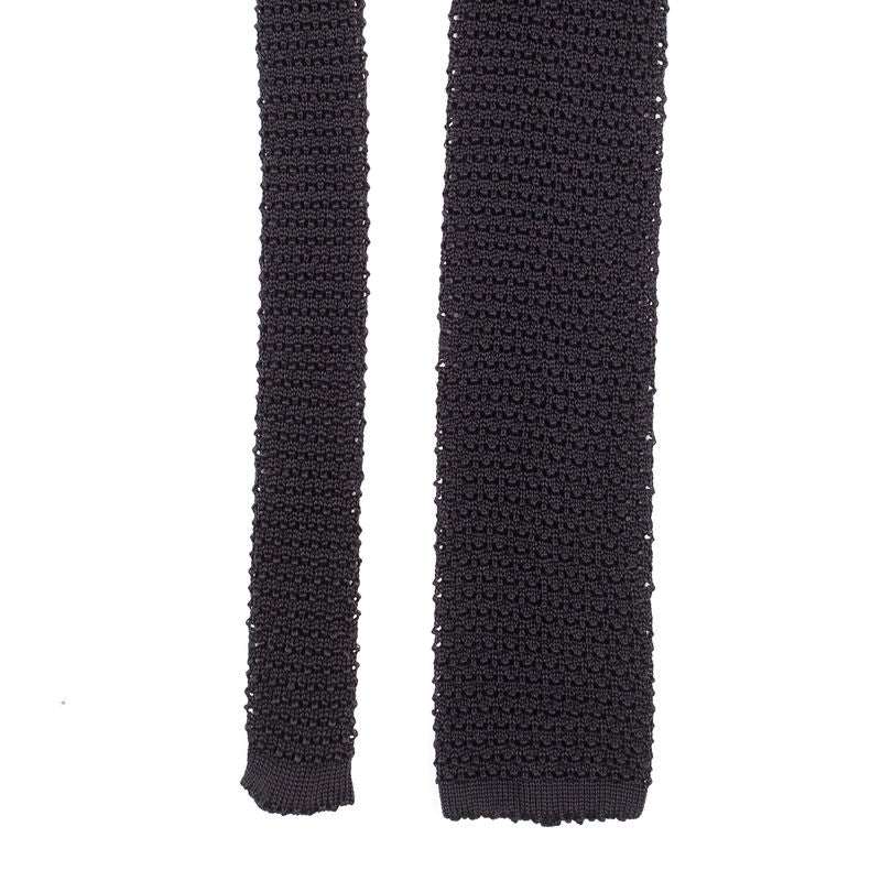 Black Knit Tie
