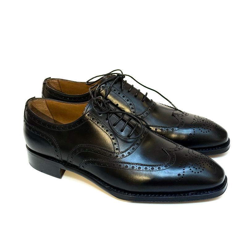 Yanko Black Oxford Brogues