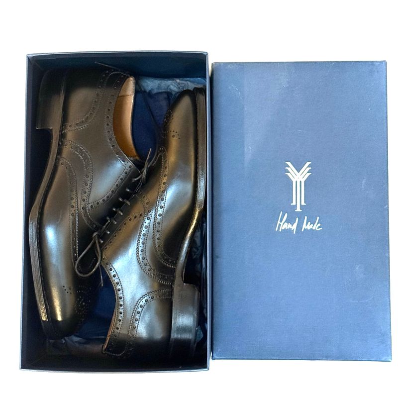 Yanko Black Oxford Brogues