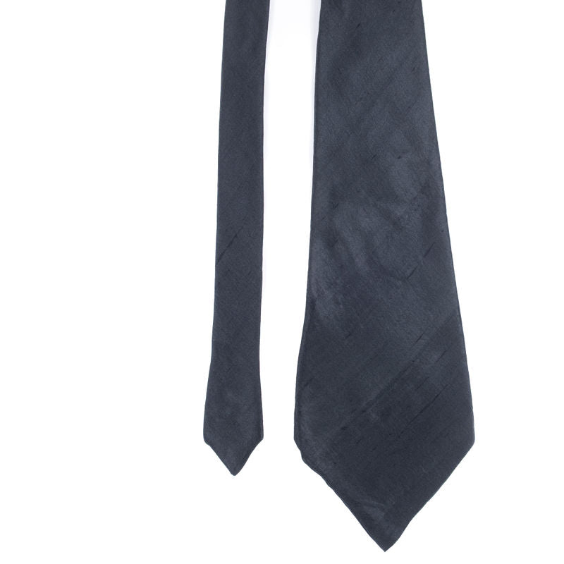 Soie Vintage Black Silk Tie