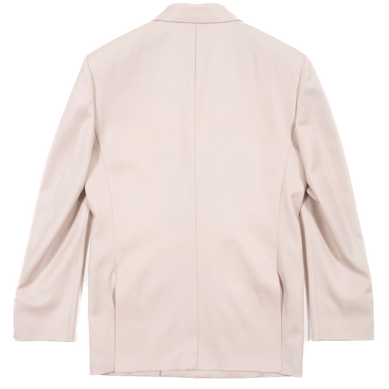 Est Retail Price 15 000 SEK - Eduardo de Simone Beige Double Breasted Cavalry Twill Sport Coat 48