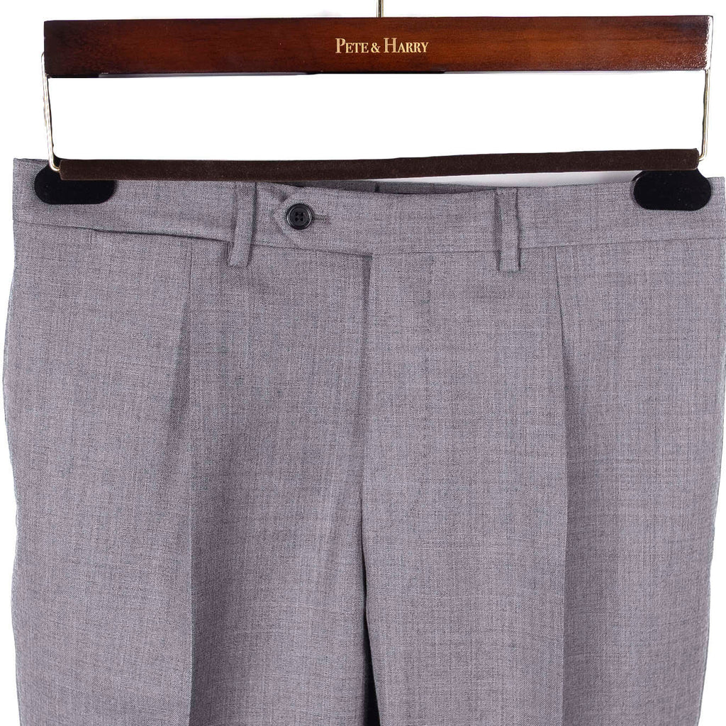 Neapolitan Hand Tailored Dugdale Grey High Twist Wool Suit 52
