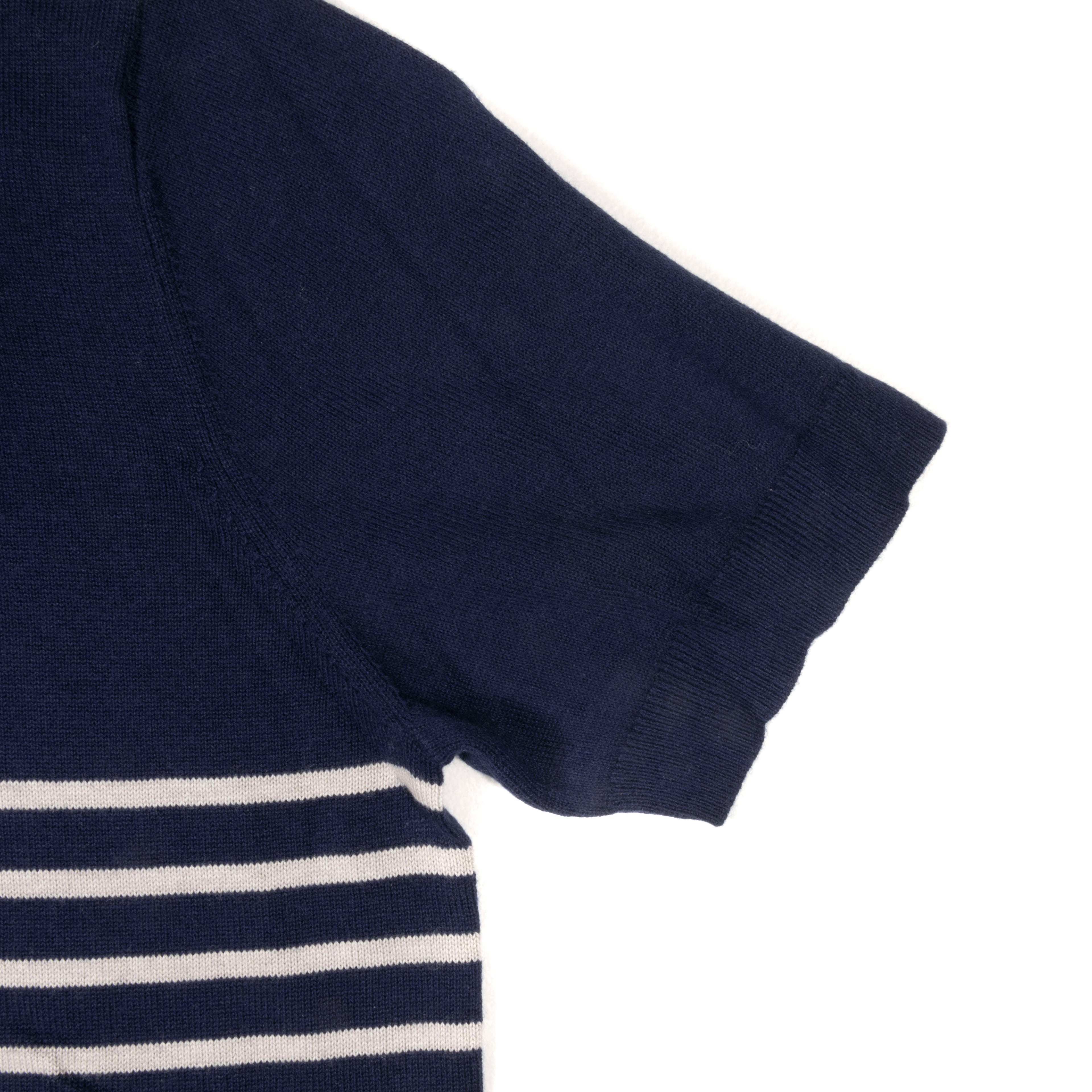 Soft Goat Striped Pique Sz XXL (EU)