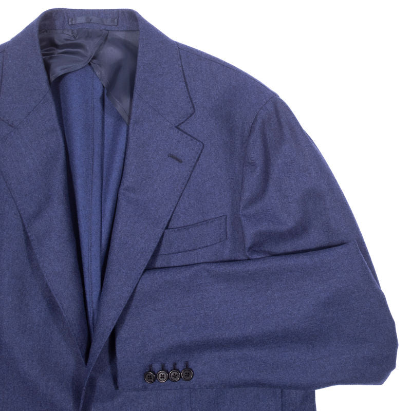 Est Retail Price 12 000 SEK - Eduardo De Simone Blue Flannel Sport Coat 50