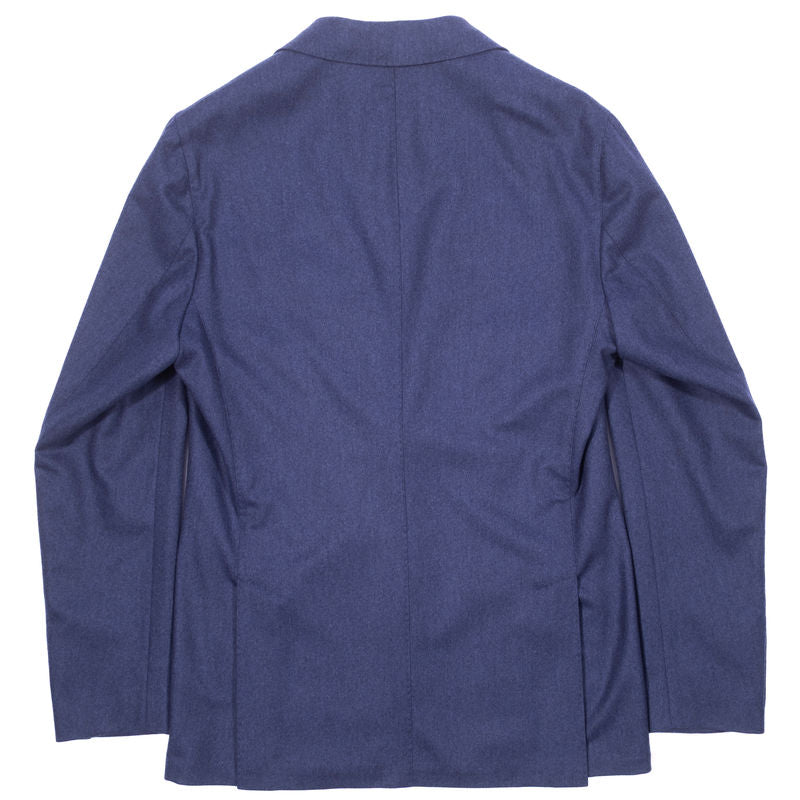 Est Retail Price 12 000 SEK - Eduardo De Simone Blue Flannel Sport Coat 50