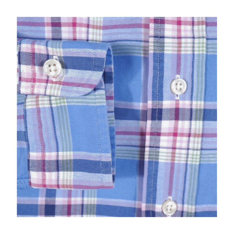 Ralph Lauren Buttondown Shirt Blue, White and Pink Checks