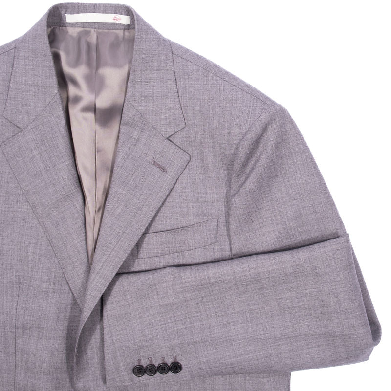 Eduardo de Simone Summer Wool Grey Suit Sz 50