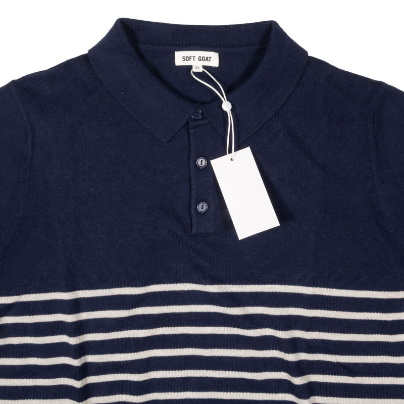 Soft Goat Striped Pique Sz XXL (EU)