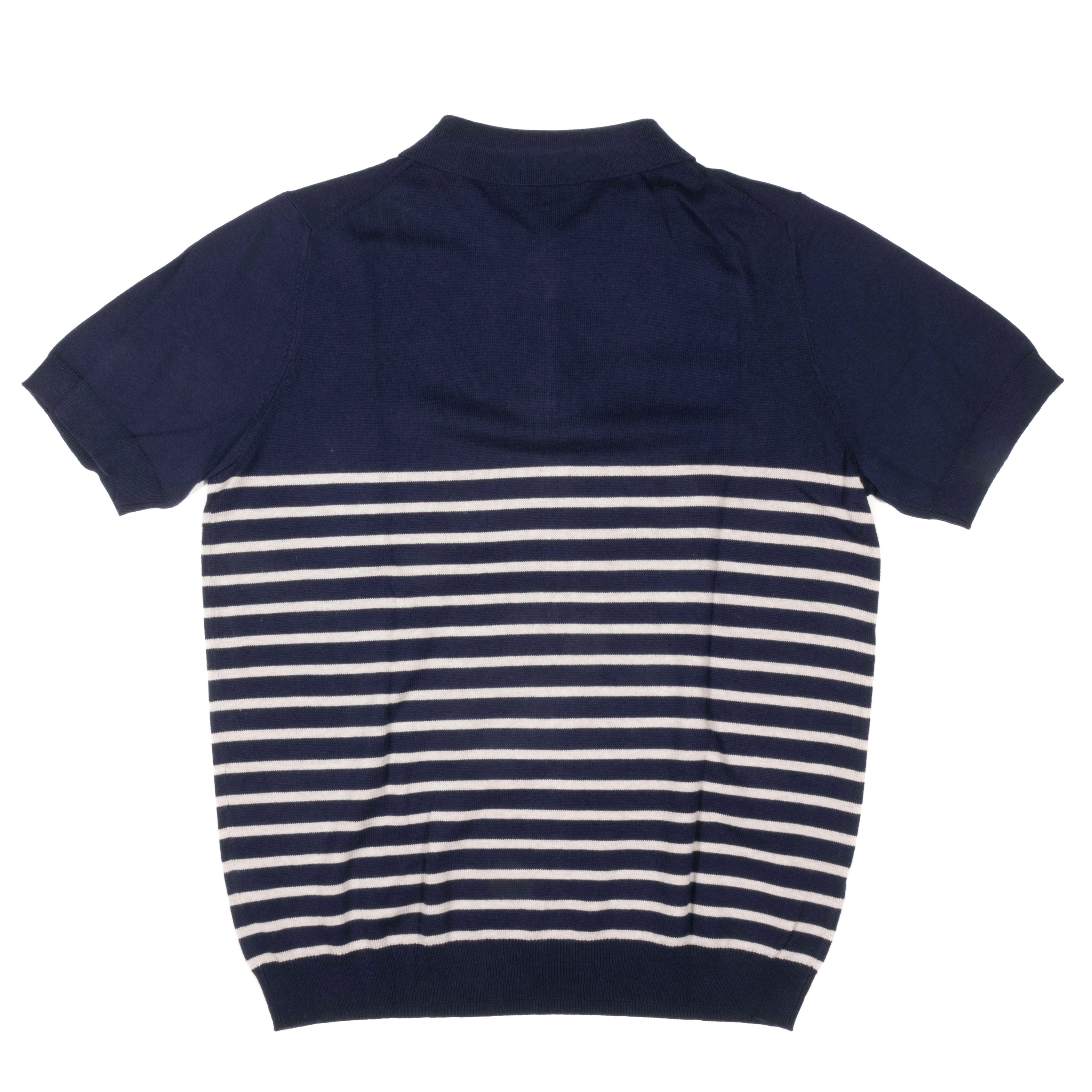 Soft Goat Striped Pique Sz XXL (EU)