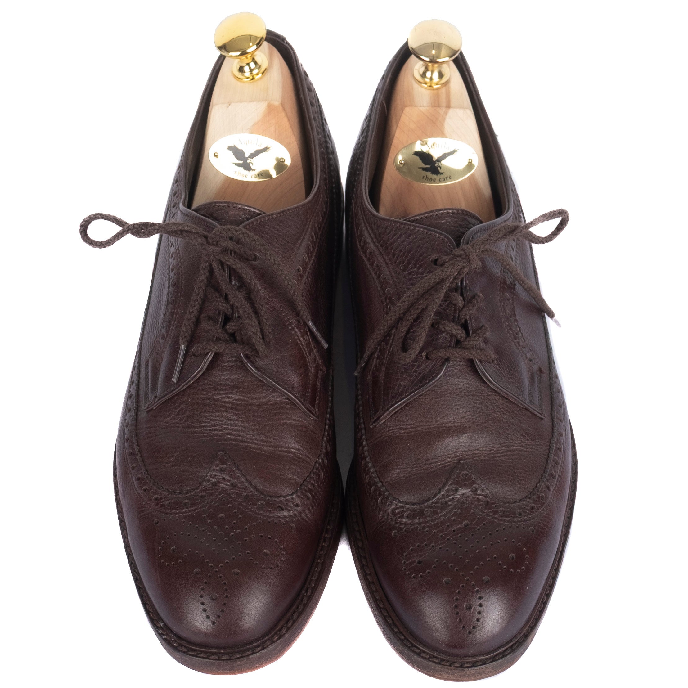 Brown Crepe Sole Brogue Derbies