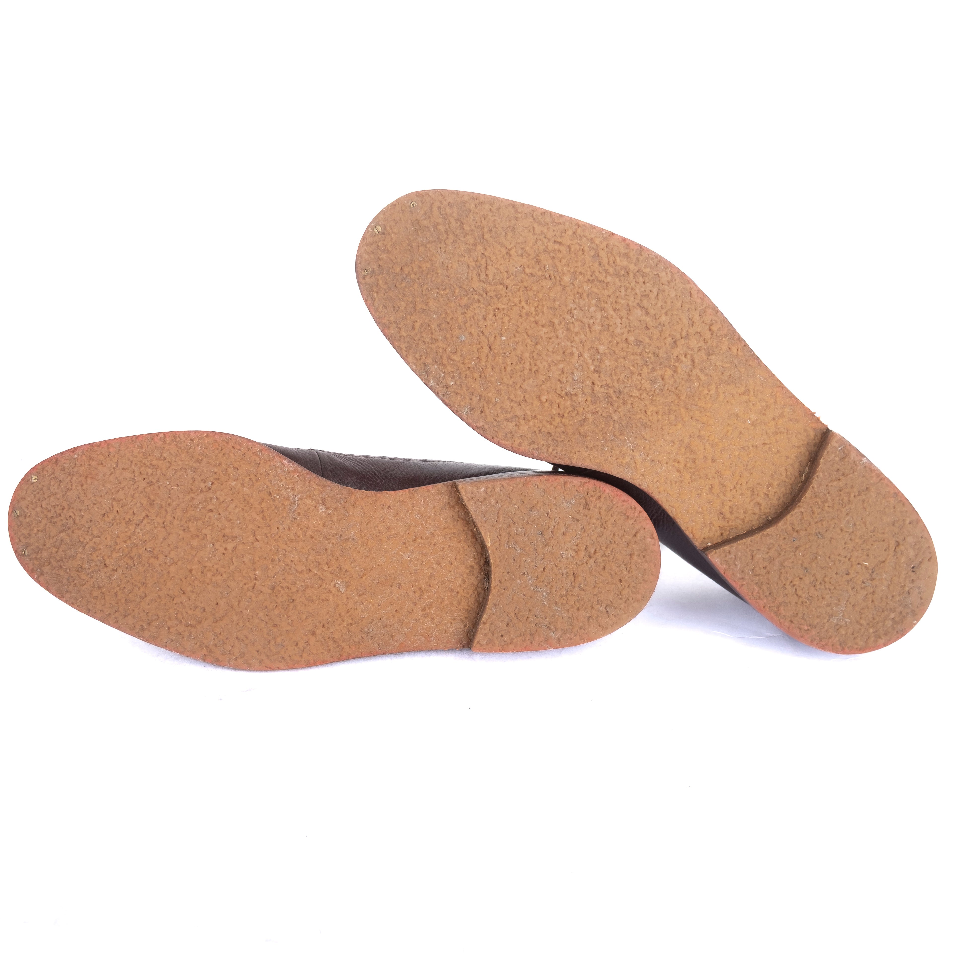 Brown Crepe Sole Brogue Derbies