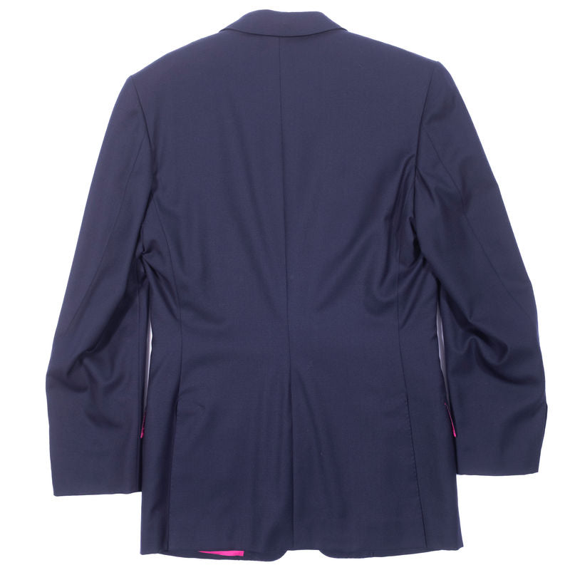 Whitcomb & Shaftesbury Navy Bespoke Sport Coat Sz 48