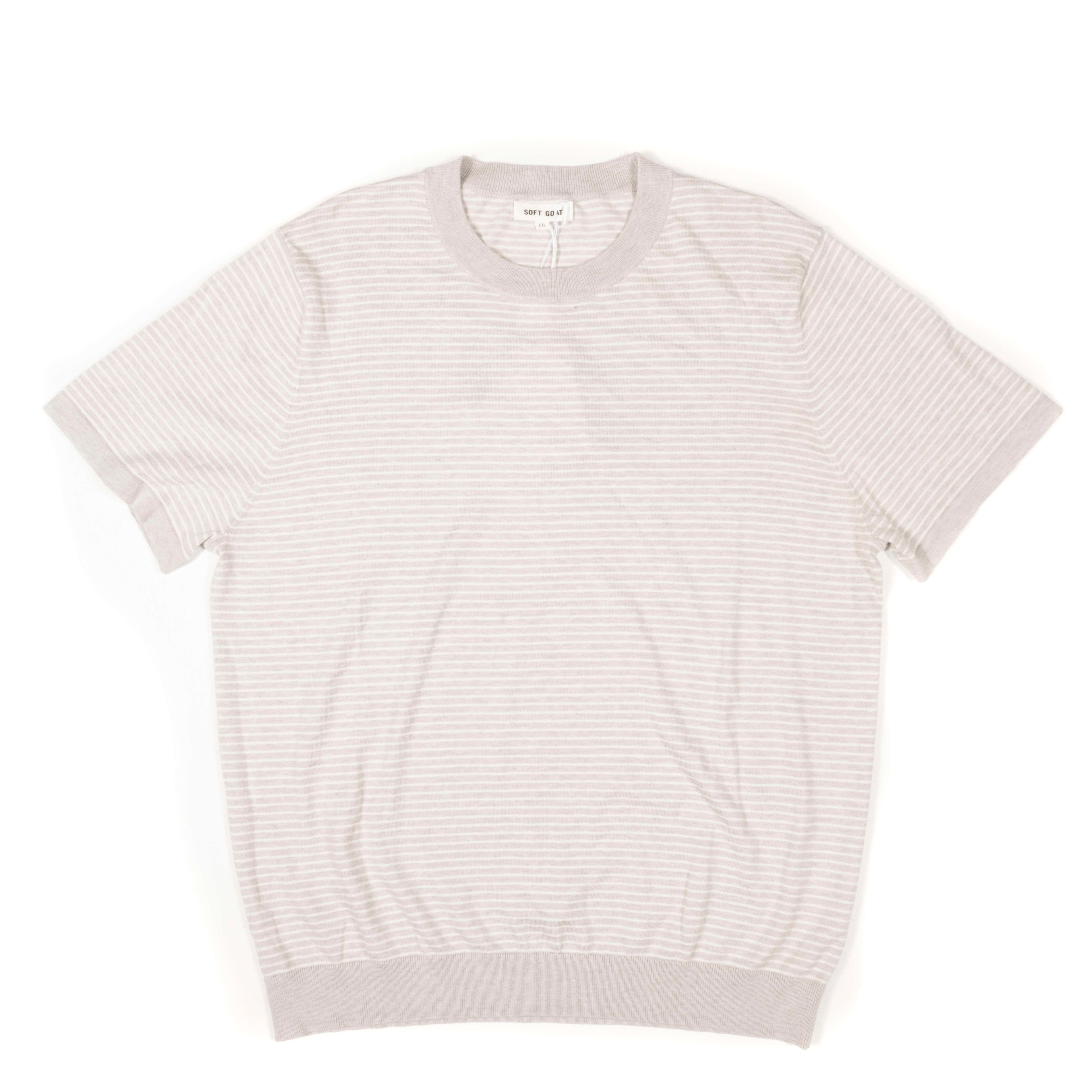 Soft Goat Striped T-Shirt Sz XXL (EU)