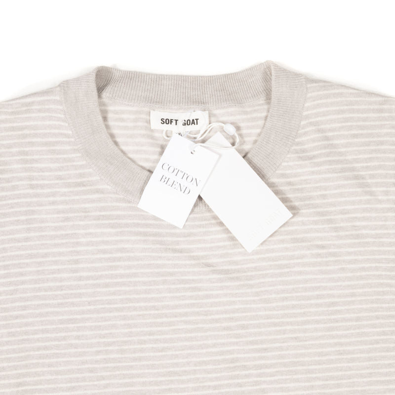 Soft Goat Striped T-Shirt Sz XXL (EU)