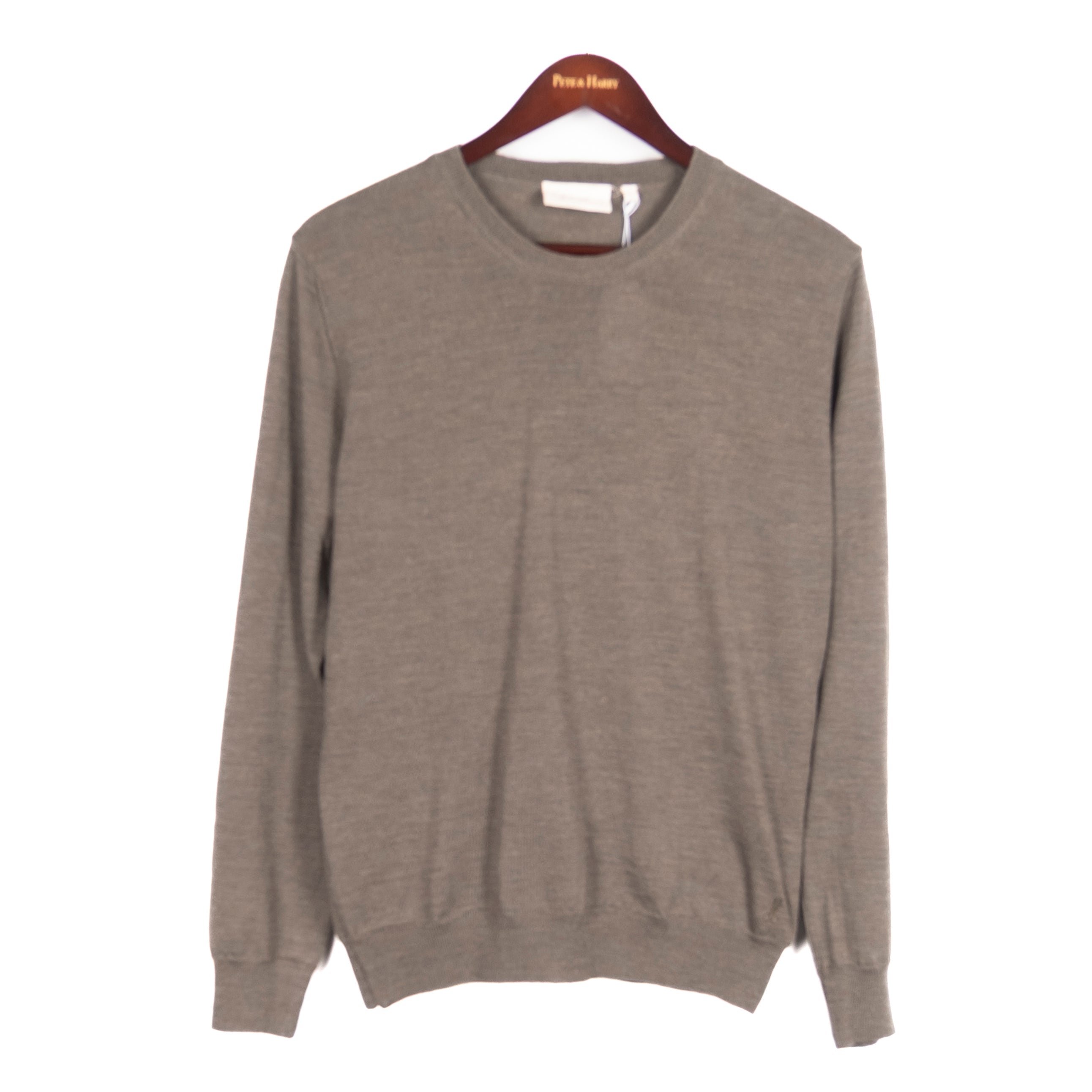 Olive Wool Crewneck