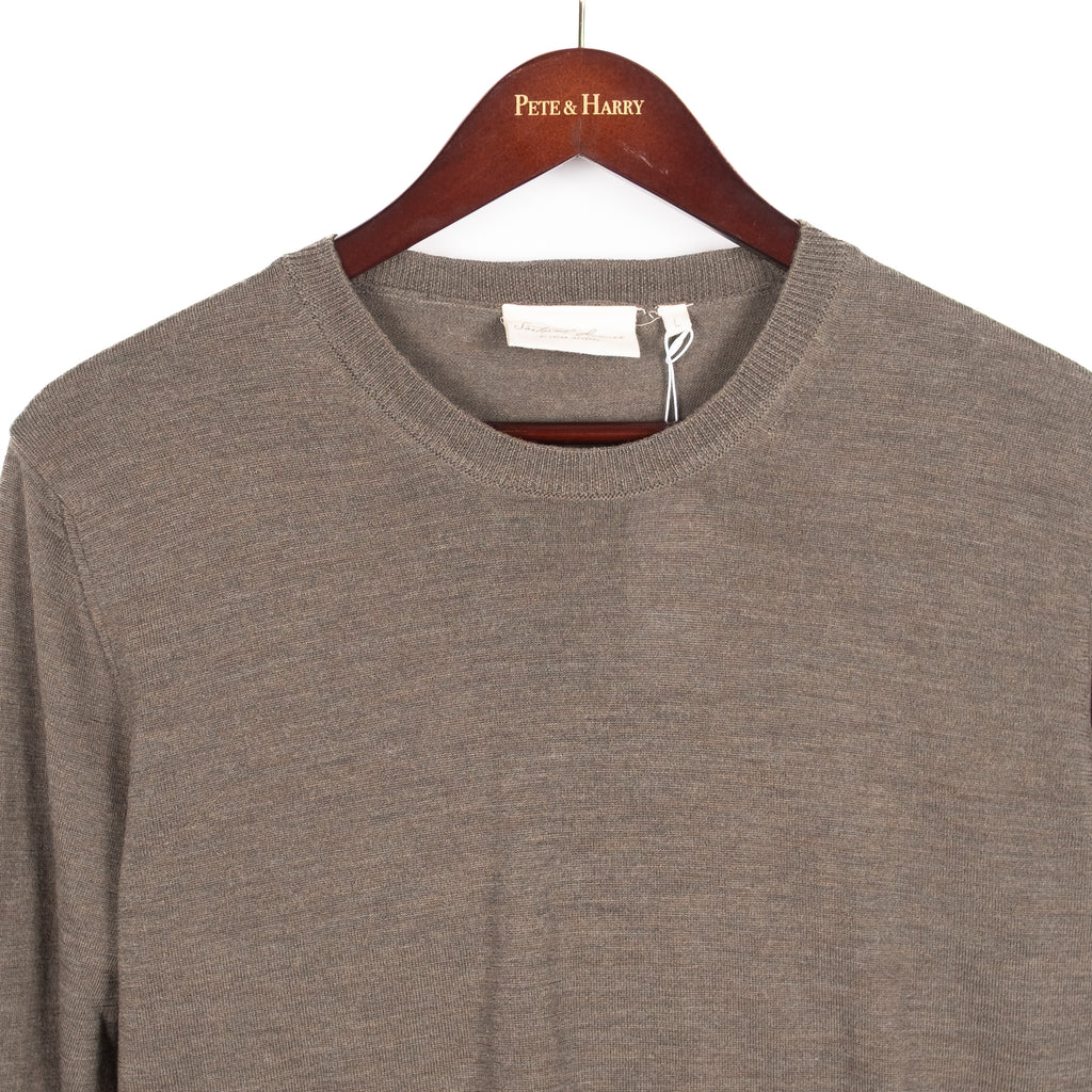 Olive Wool Crewneck