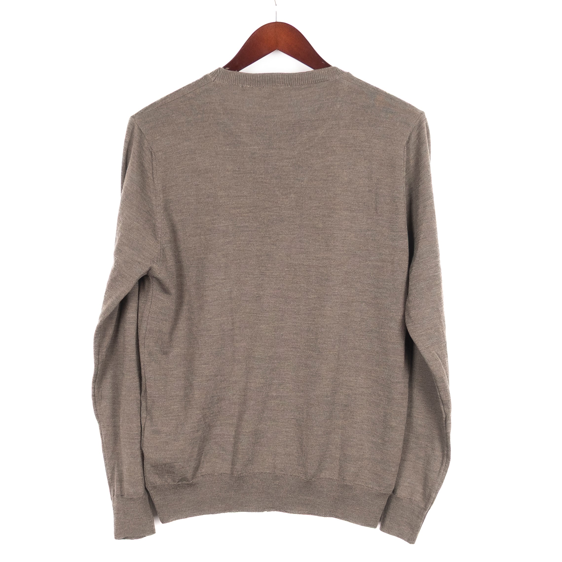Olive Wool Crewneck
