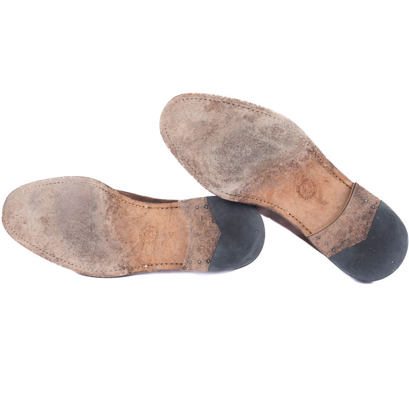 Brown Suede Tassel Loafers