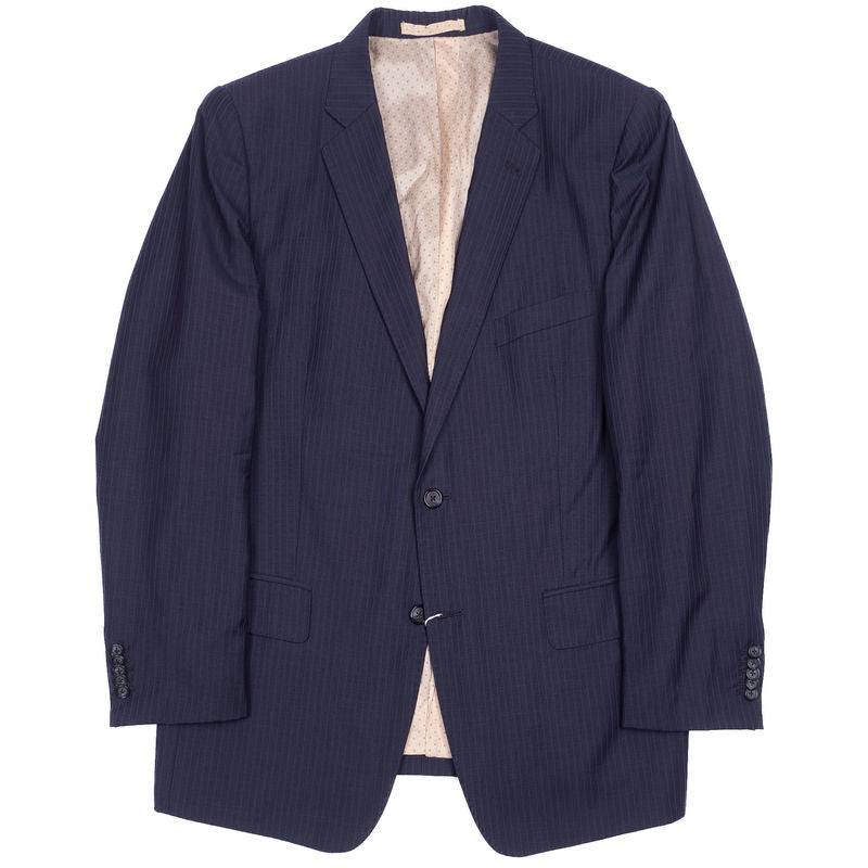 Navy Pinstripe Sport Coat