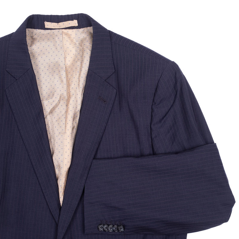 Navy Pinstripe Sport Coat
