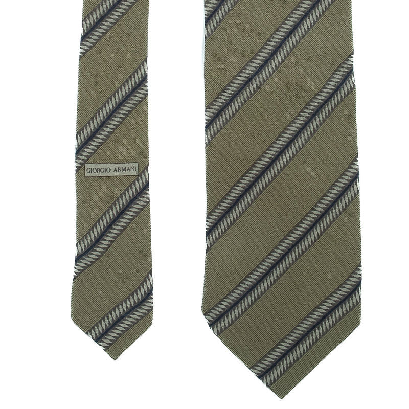 Green Striped Tie