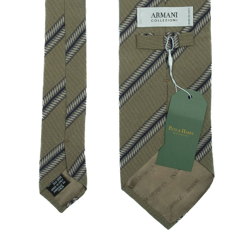 Green Striped Tie