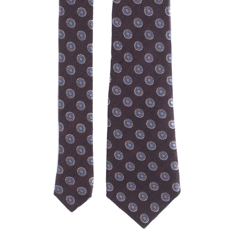 Brown Patterned Tie