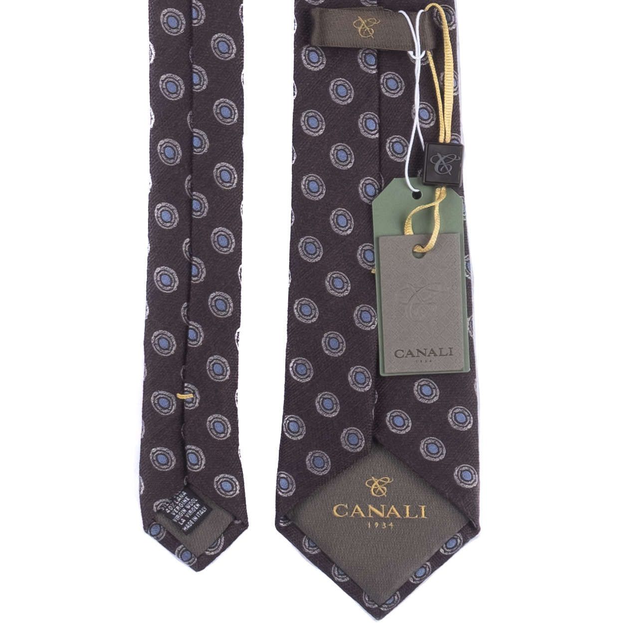 Brown Patterned Tie