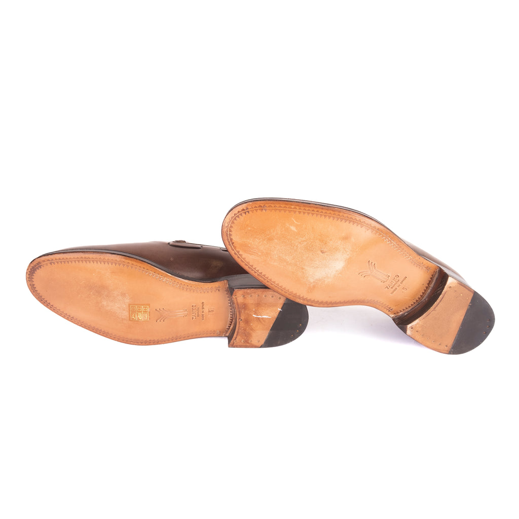 Box Calf Brown Tassel Loafers