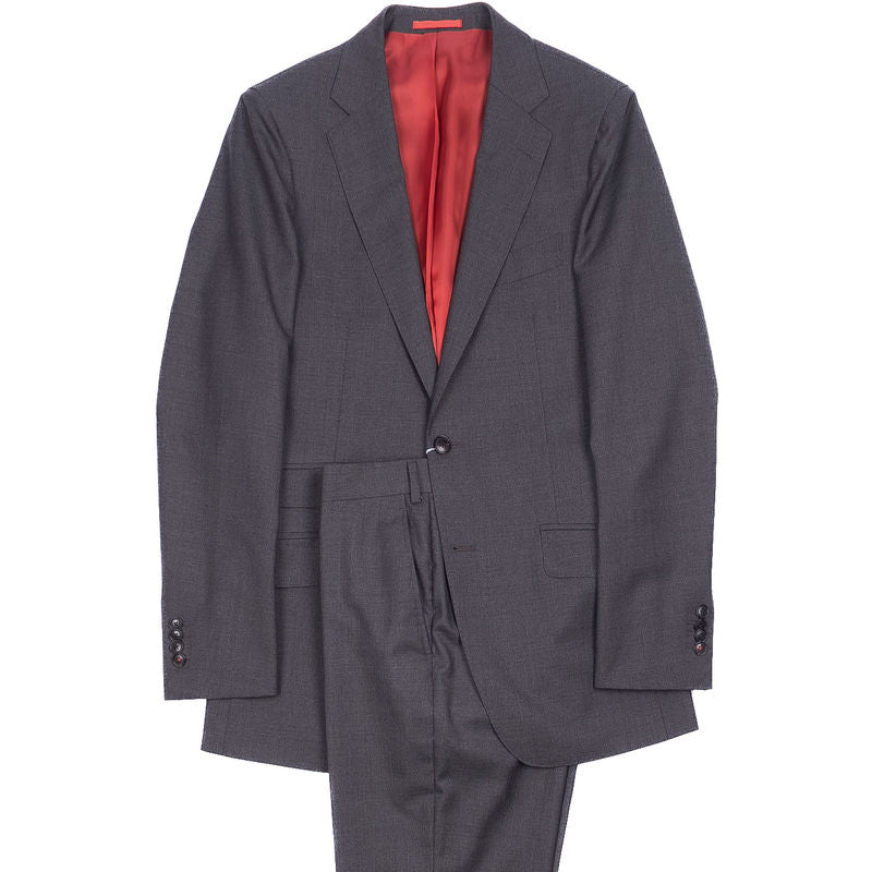 Grey Notch Lapel Suit