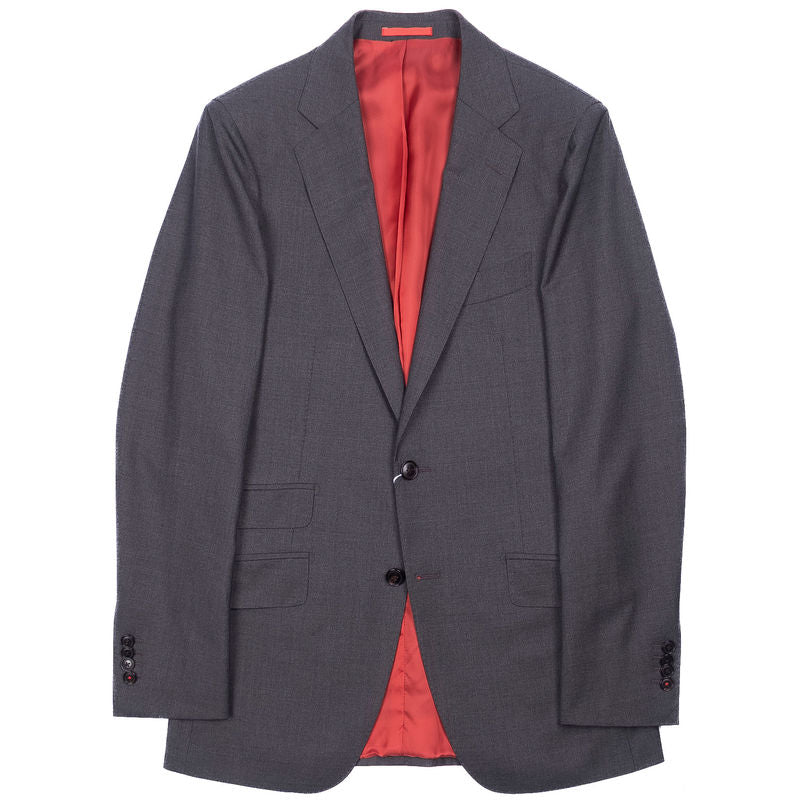 Grey Notch Lapel Suit