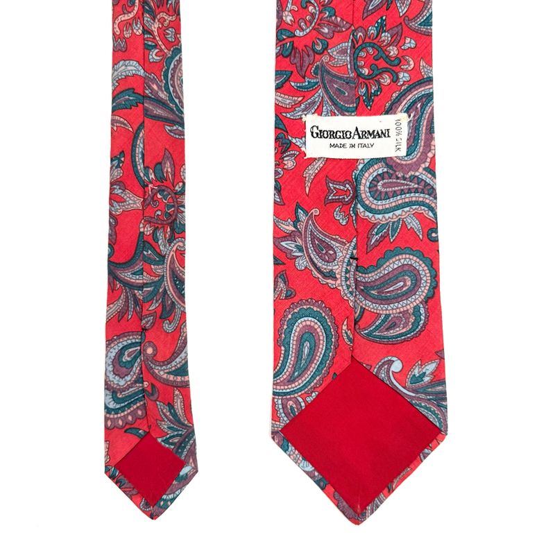 Red Paisley Tie