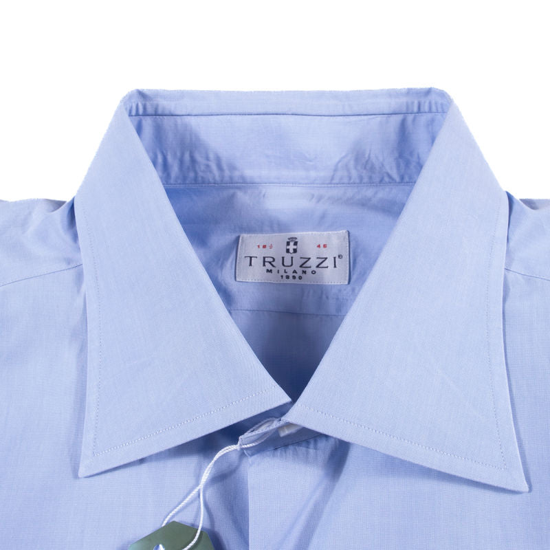 Truzzi Sz 46 Blue Business Shirt