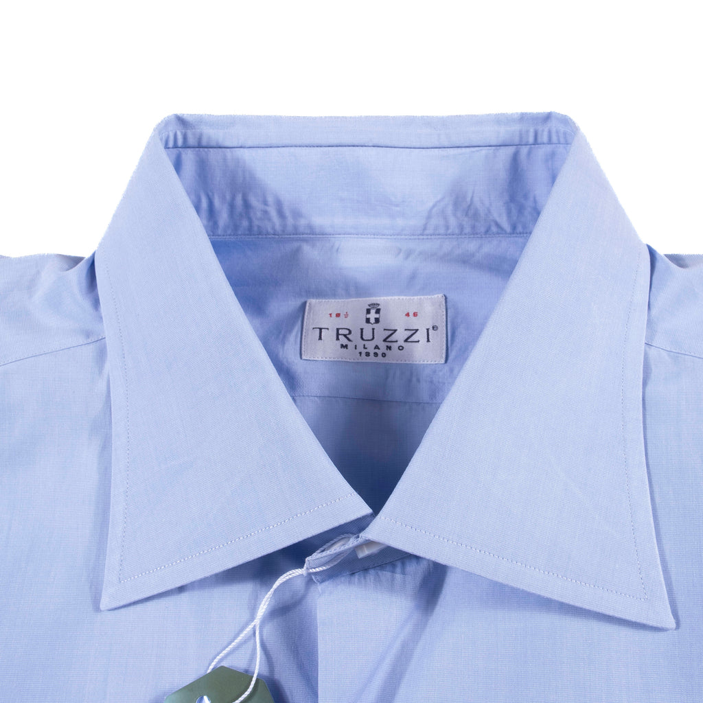 Truzzi Sz 46 Blue Business Shirt