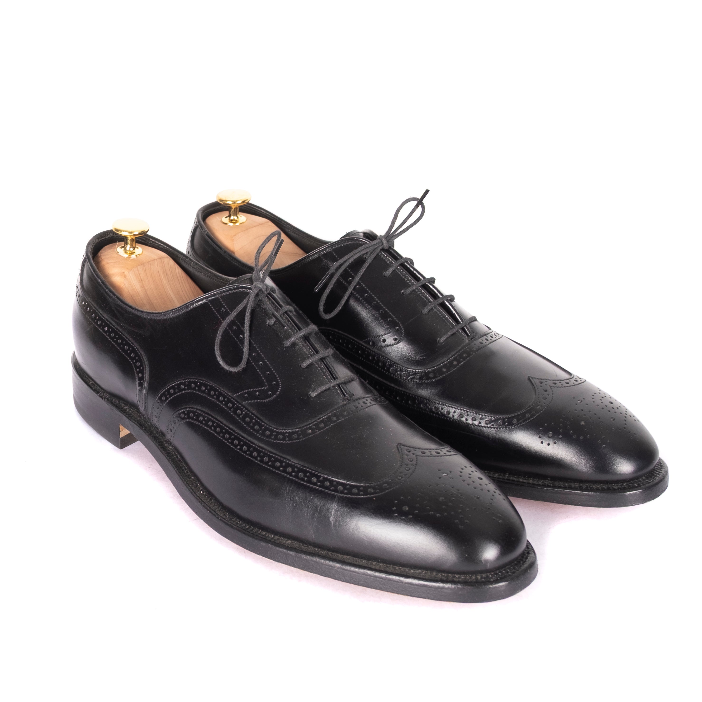 Black Brogue Oxfords