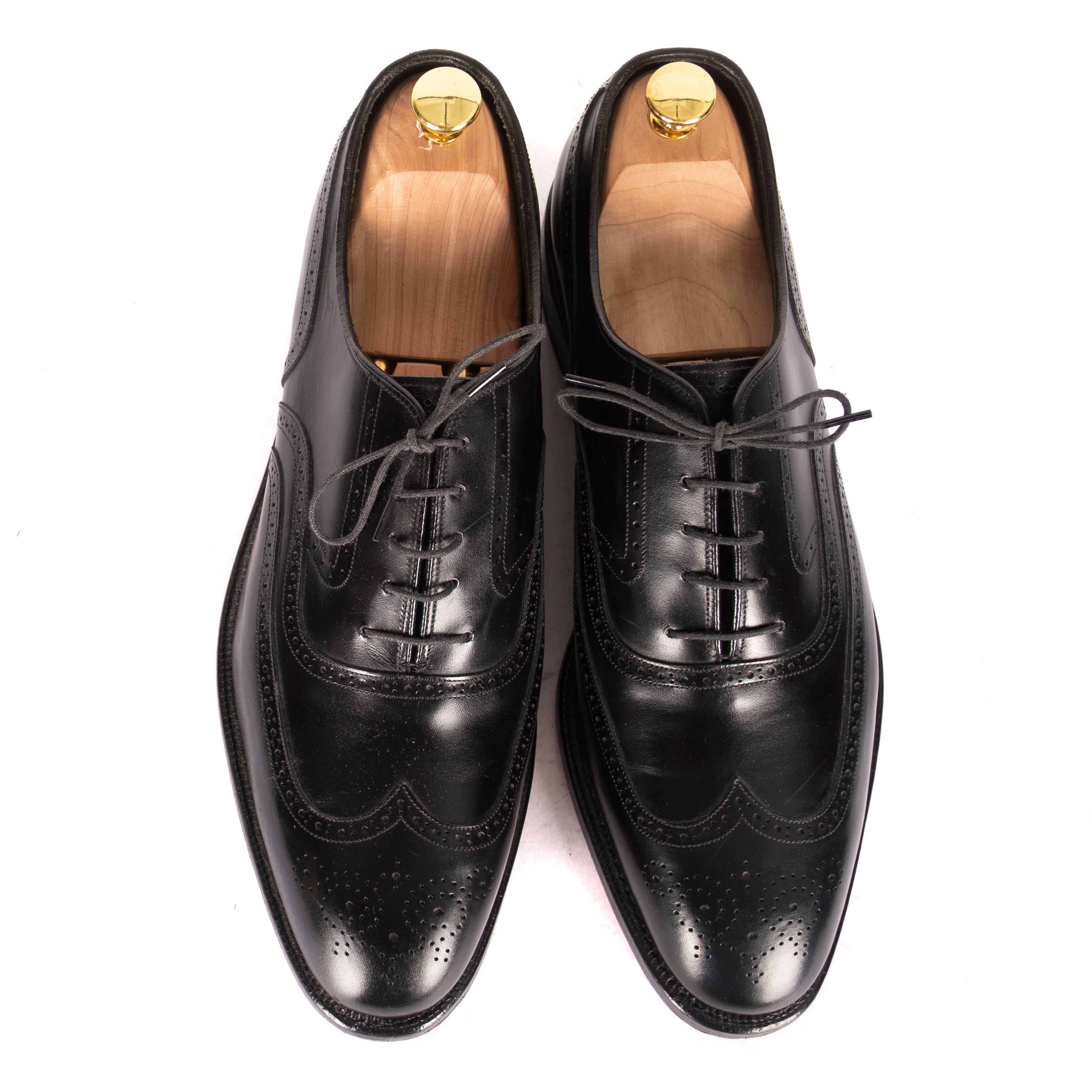 Black Brogue Oxfords