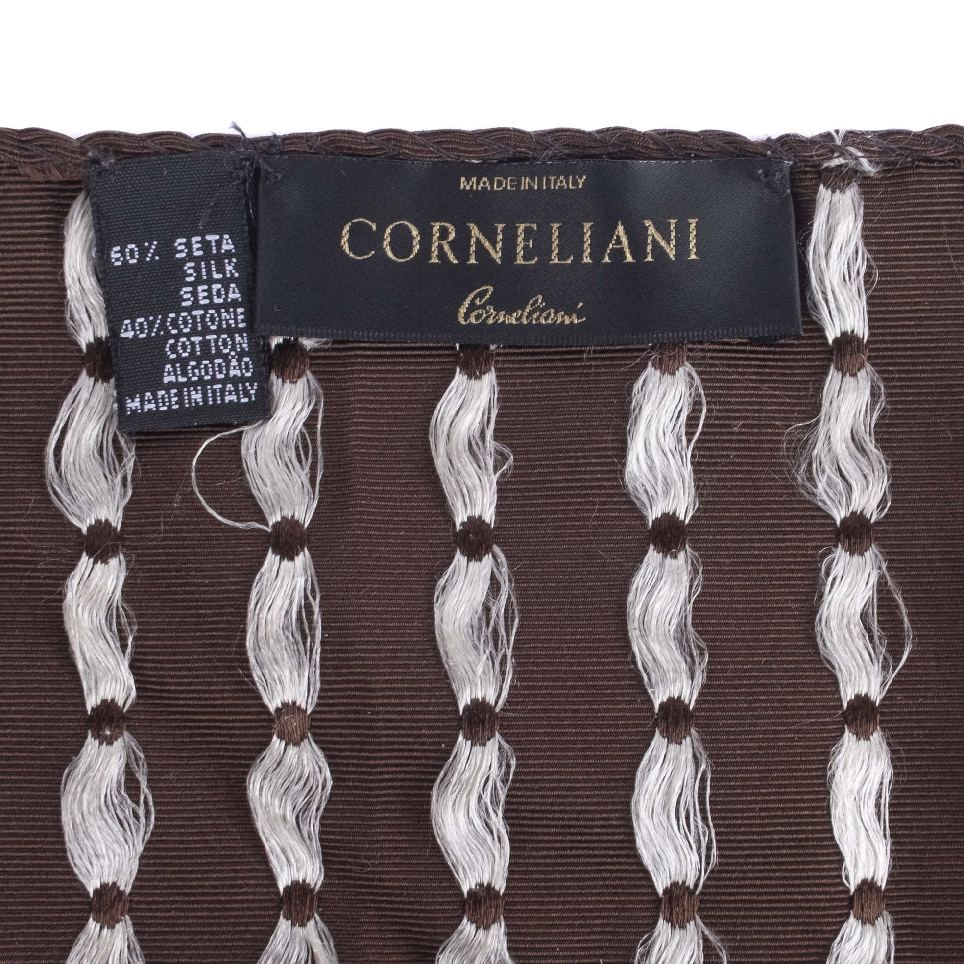 Brown Dotted Pocket Square