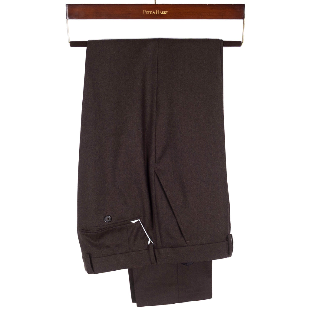 Brown Wool Dress Trousers