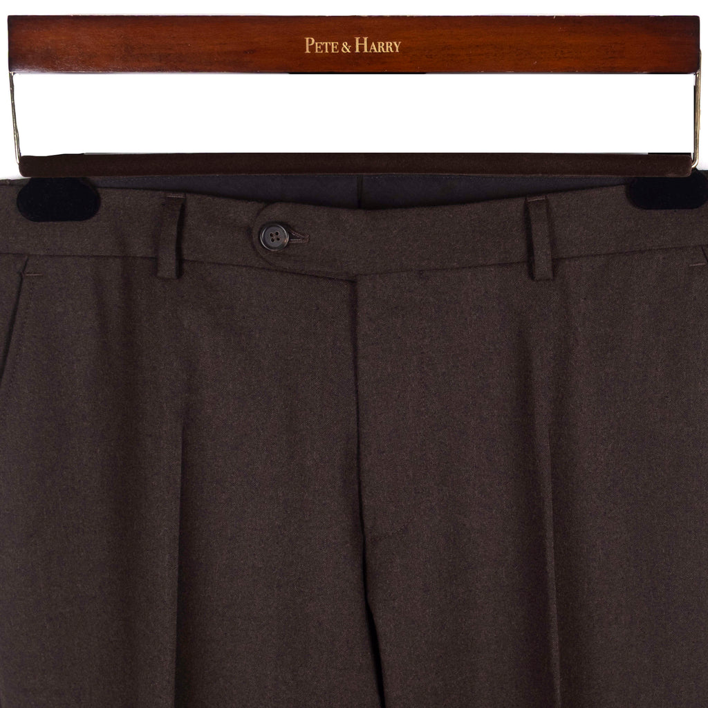 Brown Wool Dress Trousers