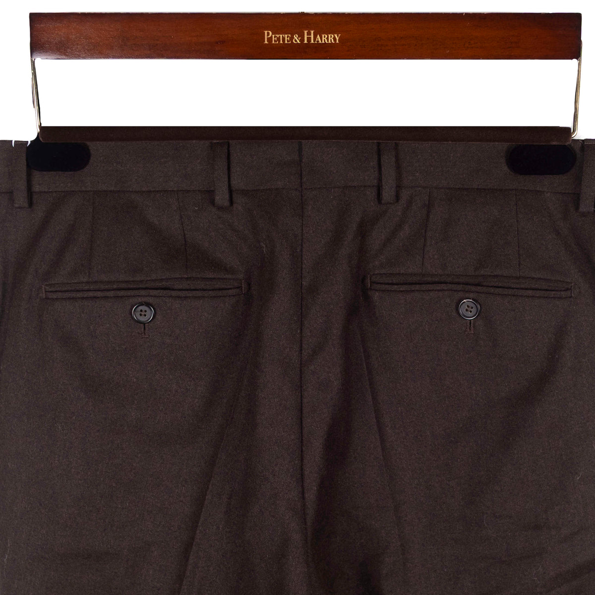 Brown Wool Dress Trousers