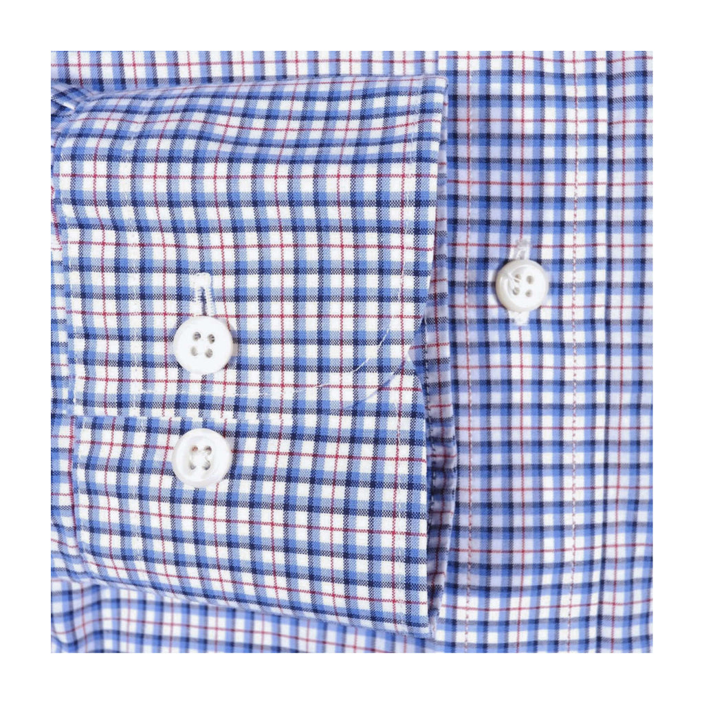 Polo Ralph Lauren Blue and White Check Buttondown Shirt