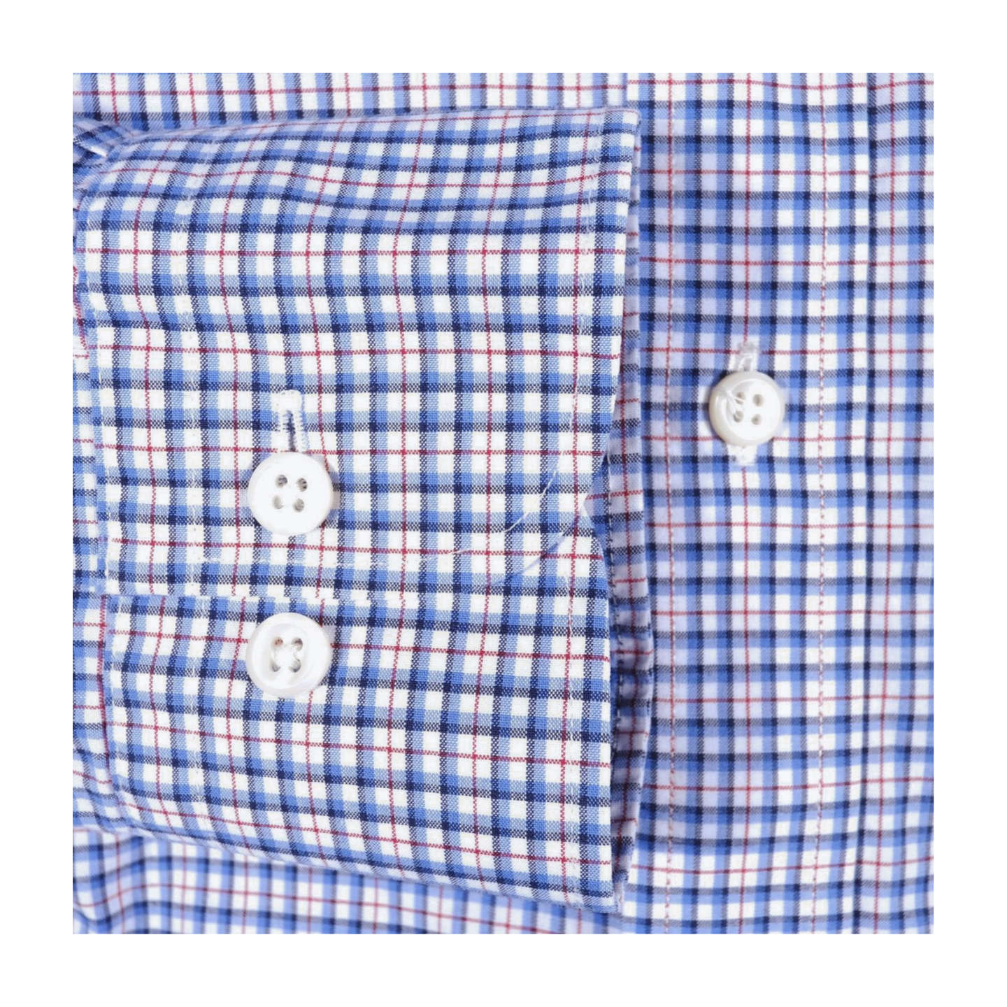 Polo Ralph Lauren Blue and White Check Buttondown Shirt