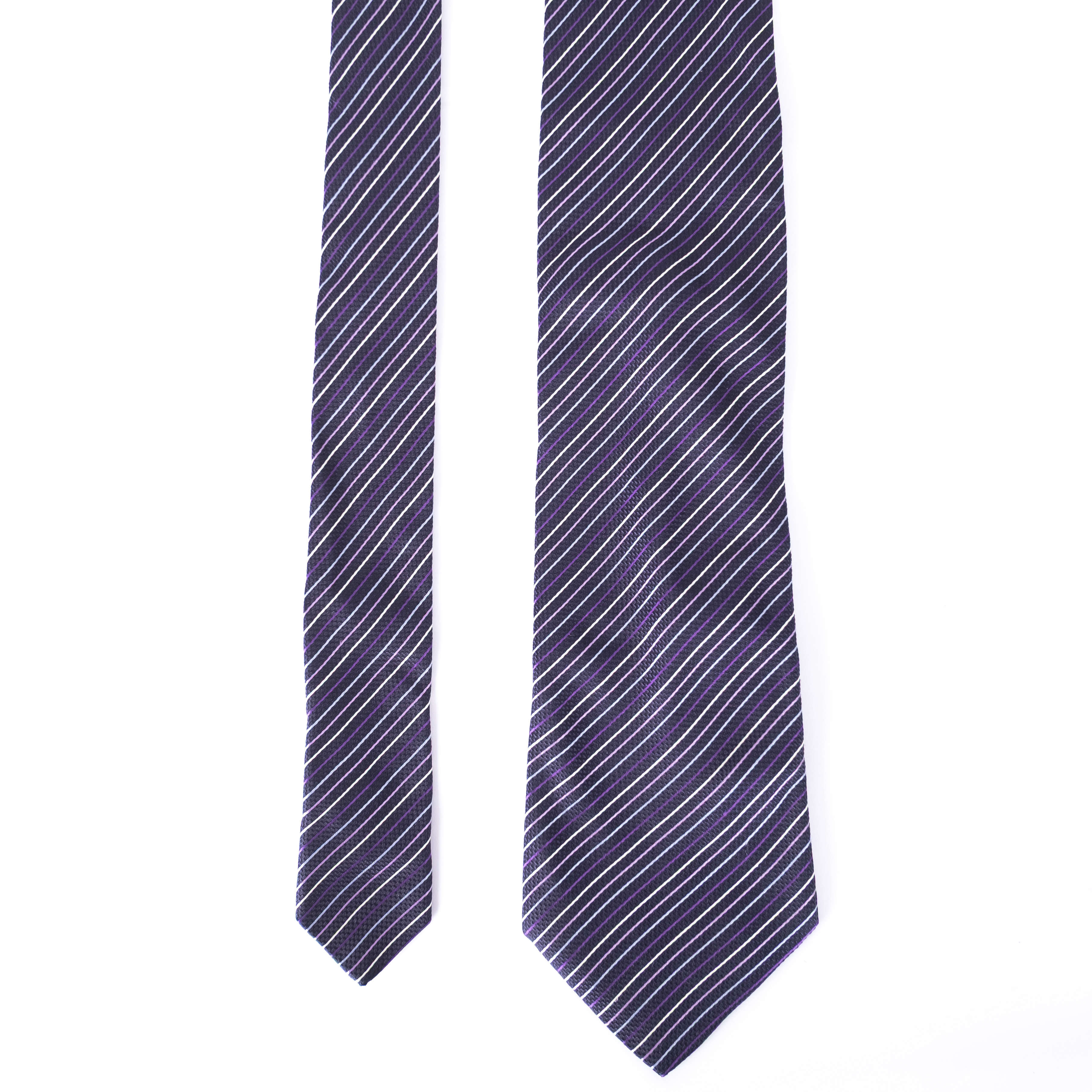 Purple Striped Tie