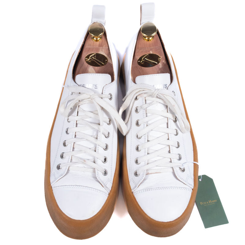 ami White Leather Sneakers Sz 44 (EU)