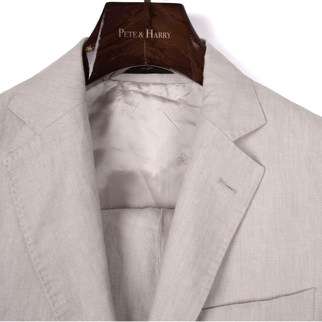 Off White Linen Suit