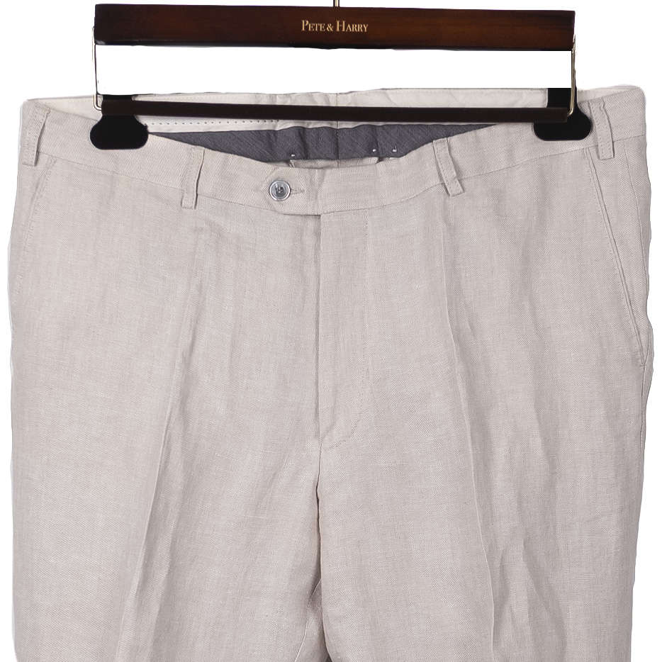 Off White Linen Suit