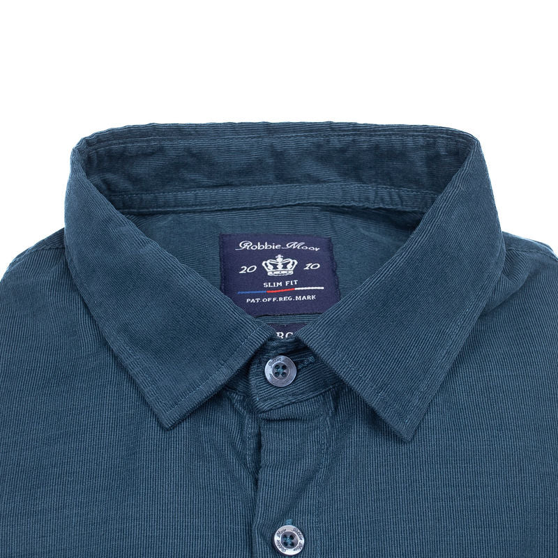 Teal Corduroy Shirt